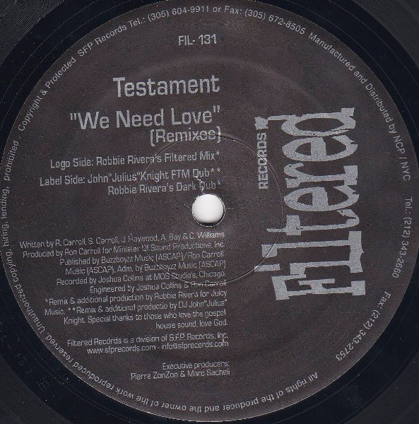 ・アーティスト Testament ・タイトル We Need Love ・レーベル・型番 Filtered Records FIL131 ・フォーマット 12インチレコード ・コンディション(盤) 良い (VG+) ・コンディション(ジャケット) 良い (VG+) ・コンディション(帯) オビなし ・特記事項 サンプル画像です。実際の商品の画像ではありません 商品写真はバーコード/カタログ番号に対応したサンプル画像ですので、お送りする商品の画像ではありません。帯やライナーなどの付属品は、特記事項に記載されている場合のみ含まれます。プロモやカラーレコードなどの仕様についても、該当する場合のみ特記事項に記載しています。 【ご購入前に必ずご確認ください】 ・本店サイト(www.recordcity.jp)とは価格、送料が違います ・本店サイト、その他支店のオーダーとは同梱発送できません ・注文確定後に別の注文を頂いた場合、注文同士の同梱は致しかねます。 ・別倉庫から発送しているため、店頭受け渡しは対応しておりません ・一部商品は他の通販サイトでも販売しているため、ご注文のタイミングによっては商品のご用意ができない場合がございます。 ・土日祝日はお休みです 金曜・祝前日9時以降のご連絡またはご入金は、返答または発送が週明け・祝日明けに順次対応となります。 ・ご購入後のキャンセル不可 ご購入後のキャンセルはいかなる理由においてもお受けできません。ご了承の上、ご購入くださいませ。 ・日本郵便(ゆうパック/ゆうメール)によるお届けになります。 ・中古品であることをご理解ください 当ストアでは中古商品を主に販売しております。中古品であることをご理解の上ご購入ください。また、一部商品はRecordCityオンラインストアで試聴可能です。 ・返品について お客様のご都合による返品は一切承っておりません。 表記の内容と実際の商品に相違がある場合、また針飛び等で返品・返金をご希望される場合は、商品の到着後1週間以内にご連絡ください。商品の返送をこちらで確認後、キャンセル・返金を行います。 コンディションVG以下の商品は返品できません。プレイに影響のない表面のこすれ傷、プレス起因のノイズ盤は返品の対象外です。 【コンディション表記】 ・ほぼ新品(M-)(Like New) 完全な新品。未使用。当店ではほぼ使用しません ・非常に良い(EX)(Excellent) 中古盤として美品な状態。わずかな経年を感じるものの傷みを感じさせない、当店基準で最高の状態 ・良い(VG+)(Very Good Plus) 丁寧に扱われた中古品で、軽い使用感がみられる。 ・可(VG)(Acceptable) 使い込まれた中古品で、「良い」よりもさらに使用感がみられる。 ・悪い(VG-)(Bad) 状態が悪いアイテム。使用の保障はなく、再生不可、針飛び、目立つノイズがあるかもしれない。状態によるクレーム不可。返品不可。 ・非常に悪い(G)(Very Bad) 「悪い」よりさらに状態が悪いアイテム。使用の保障はなく、再生不可、針飛び、目立つノイズがあるかもしれない。状態によるクレーム不可。返品不可。 ・ジャンク(Fair)(Junk/Fair) 割れている、反っている、水ダメージがある、カビ、ジャケットが分離している、ひどい書き込み、ひどい擦れなど最低の状態。使用の保障はなく、再生不可、針飛び、目立つノイズがあるかもしれない。状態によるクレーム不可。返品不可。 ・ジャンク(Poor)(Junk/Poor) 割れている、反っている、水ダメージがある、カビ、ジャケットが分離している、ひどい書き込み、ひどい擦れなど最低の状態。使用の保障はなく、再生不可、針飛び、目立つノイズがあるかもしれない。状態によるクレーム不可。返品不可。