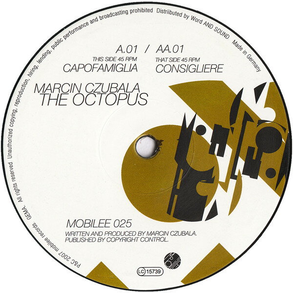 【中古】独12” Marcin Czubala The Octopus MOBILEE025 Mobilee /00250