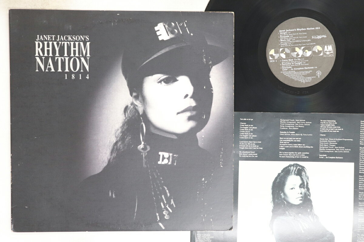 【中古】米LP Janet Jackson Rhythm Nation 1814 SP3920 A&amp;M /00260