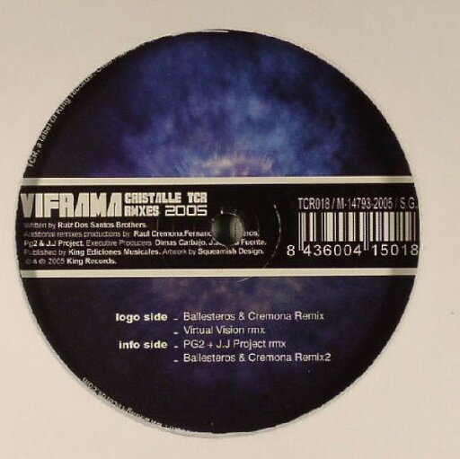 【中古】西12” Viframa Cristalle (TCR Remixes 2005) TCR018 Trance Corporation R /00250 【中古】西12” Viframa Cristalle (TCR Remixes 2005) TCR018 Trance Corporation R /00250