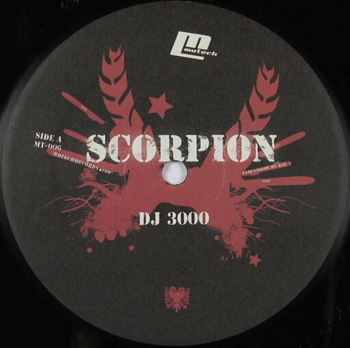 【中古】米12” DJ 3000 Scorpion EP MT006 Motech /00250 【中古】米12” DJ 3000 Scorpion EP MT006 Motech /00250