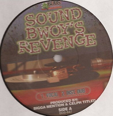 米12” Sound Bwoys Revenge Sound Bwoys Revenge BDS847 Buds Distribution /00250