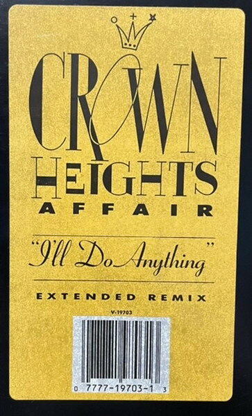 【中古】米12” Crown Heights Affair Ill Do Anything V19703 SBK Records /00250