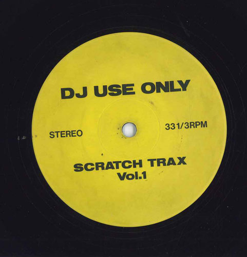 【中古】12” Unknown Scratch Trax Vol.1 180111011 BLANK /00250