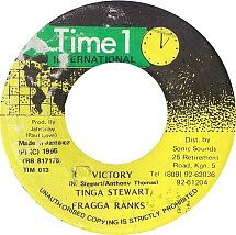 ジャマイカ7” Tinga Stewart / Fragga Ranks Victory TIM013 Time 1 International /00080