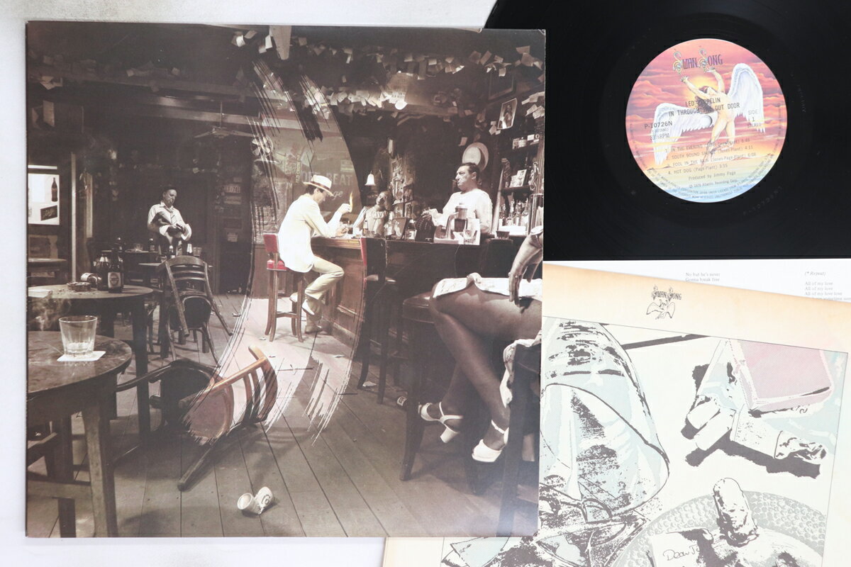 楽天レコードシティ 楽天市場店【中古】LP Led Zeppelin In Through The Out Door P10726N SWAN SONG /00280