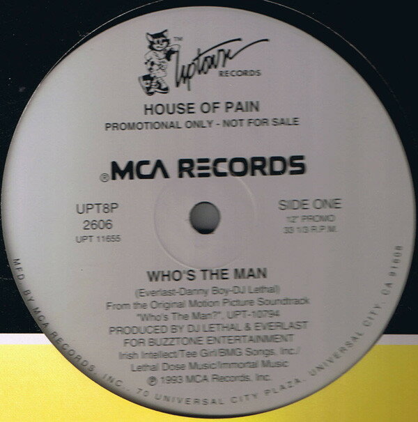 【中古】米12” House Of Pain Whos The Man? UPT8P2606PROMO MCA Records プロモ /00250