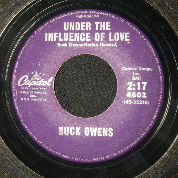 Artist Name: G - 【中古】加7” Buck Owens Under The Influence Of Love 4602 Capitol Records /00080