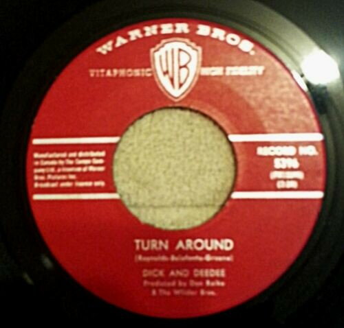 【中古】加7” Dick & Dee Dee Turn Around 5396 Warner Bros. Records /00080 【中古】加7” Dick & Dee Dee Turn Around 5396 Warner Bros. Records /00080