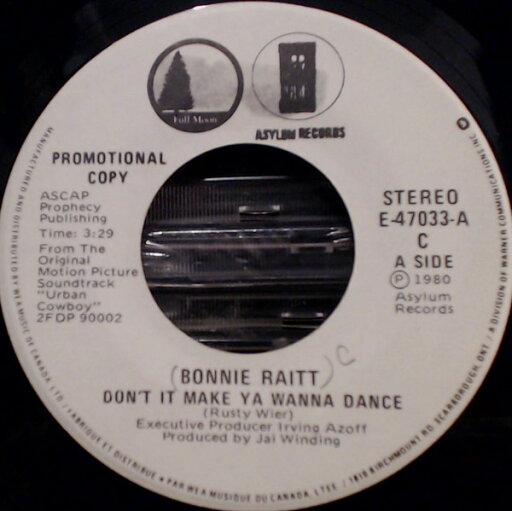 【中古】加7” Bonnie Raitt / Gilleys ”Urban Dont It Make Ya Wanna Dance / Orange Blossom Specia E47033 Asylum Records /00080 【中古】加7” Bonnie Raitt / Gilleys ”Urban Dont It Make Ya Wanna Dance / Orange Blossom Specia E47033 Asylum Records /00080