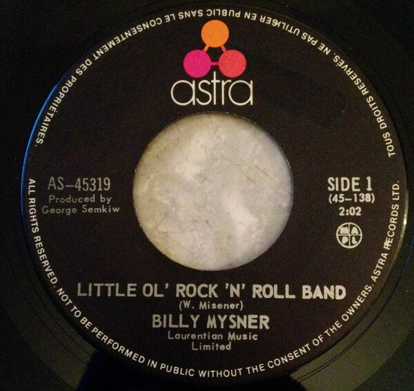 【中古】加7” Bill Misener Little Ol Rock N Roll Band AS45319 Astra /00080
