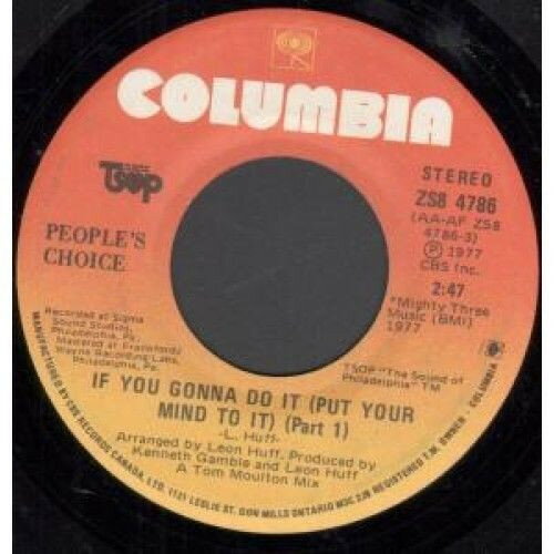 【中古】加7” Peoples Choice If You Gonna Do It (Put Your Mind To It) ZS84786 TSOP /00080