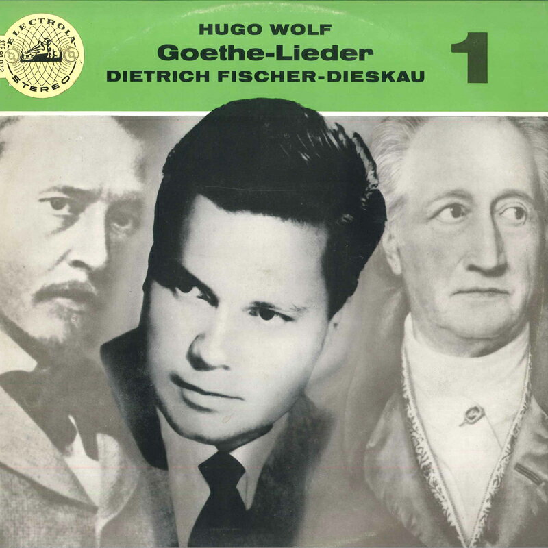 【中古】独LP Dietrich Fischer Dieskau Hugo Wolf Goethe Lieder 1 STE91072 ELECTROLA /00260