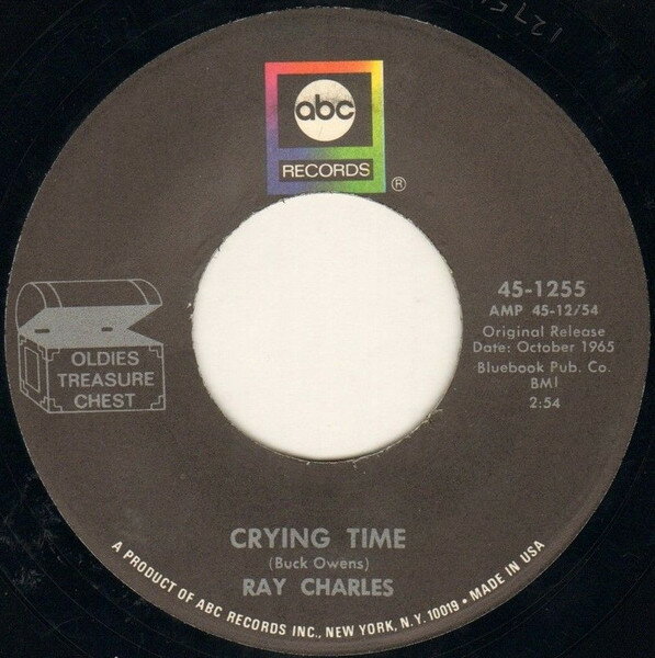 š۲7 Ray Charles Crying Time / One Mint Julep 451255 ABC Records /00080
