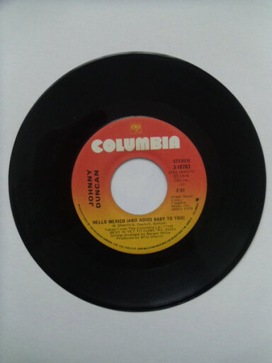 【中古】加7” Johnny Duncan Hello Mexico (And Adios Baby To You) 310783 Columbia /00080 【中古】加7” Johnny Duncan Hello Mexico (And Adios Baby To You) 310783 Columbia /00080