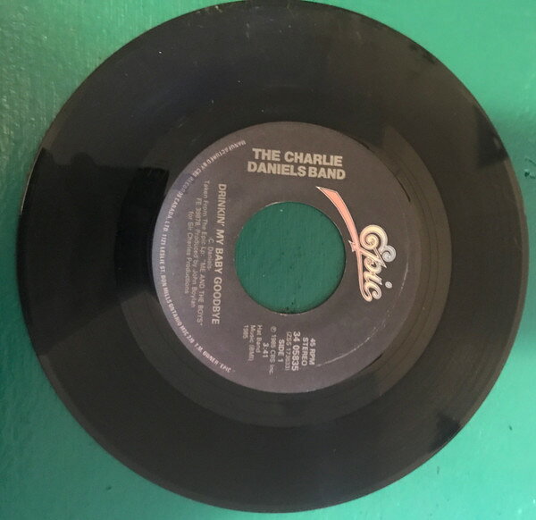 【中古】加7” Charlie Daniels Band Drinkin My Baby Goodbye 3405835 Epic /00080