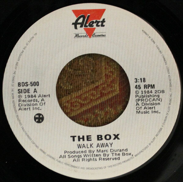 Artist Name: F - 【中古】加7” Box Walk Away BDS500 Alert Records /00080