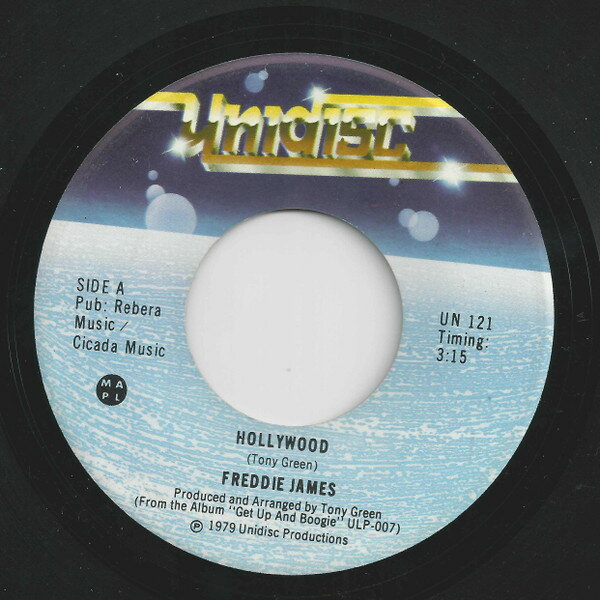 加7” Freddie James Hollywood UN121 Unidisc /00080