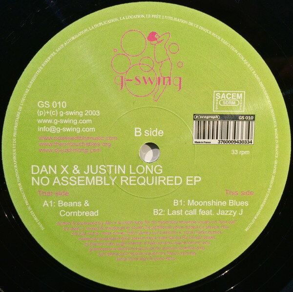 ・アーティスト Dan X & Justin Long ・タイトル No Assembly Required EP ・レーベル・型番 G-Swing GS010 ・フォーマット 12インチレコード ・コンディション(盤) 可 (VG) ・コンディション(ジャケット) 良い (VG+) ・コンディション(帯) オビなし ・特記事項 【盤に目立ったキズ】【盤に目立った跡】 サンプル画像です。実際の商品の画像ではありません 商品写真はバーコード/カタログ番号に対応したサンプル画像ですので、お送りする商品の画像ではありません。帯やライナーなどの付属品は、特記事項に記載されている場合のみ含まれます。プロモやカラーレコードなどの仕様についても、該当する場合のみ特記事項に記載しています。 【ご購入前に必ずご確認ください】 ・本店サイト(www.recordcity.jp)とは価格、送料が違います ・本店サイト、その他支店のオーダーとは同梱発送できません ・注文確定後に別の注文を頂いた場合、注文同士の同梱は致しかねます。 ・別倉庫から発送しているため、店頭受け渡しは対応しておりません ・一部商品は他の通販サイトでも販売しているため、ご注文のタイミングによっては商品のご用意ができない場合がございます。 ・土日祝日はお休みです 金曜・祝前日9時以降のご連絡またはご入金は、返答または発送が週明け・祝日明けに順次対応となります。 ・ご購入後のキャンセル不可 ご購入後のキャンセルはいかなる理由においてもお受けできません。ご了承の上、ご購入くださいませ。 ・日本郵便(ゆうパック/ゆうメール)によるお届けになります。 ・中古品であることをご理解ください 当ストアでは中古商品を主に販売しております。中古品であることをご理解の上ご購入ください。また、一部商品はRecordCityオンラインストアで試聴可能です。 ・返品について お客様のご都合による返品は一切承っておりません。 表記の内容と実際の商品に相違がある場合、また針飛び等で返品・返金をご希望される場合は、商品の到着後1週間以内にご連絡ください。商品の返送をこちらで確認後、キャンセル・返金を行います。 コンディションVG以下の商品は返品できません。プレイに影響のない表面のこすれ傷、プレス起因のノイズ盤は返品の対象外です。 【コンディション表記】 ・ほぼ新品(M-)(Like New) 完全な新品。未使用。当店ではほぼ使用しません ・非常に良い(EX)(Excellent) 中古盤として美品な状態。わずかな経年を感じるものの傷みを感じさせない、当店基準で最高の状態 ・良い(VG+)(Very Good Plus) 丁寧に扱われた中古品で、軽い使用感がみられる。 ・可(VG)(Acceptable) 使い込まれた中古品で、「良い」よりもさらに使用感がみられる。 ・悪い(VG-)(Bad) 状態が悪いアイテム。使用の保障はなく、再生不可、針飛び、目立つノイズがあるかもしれない。状態によるクレーム不可。返品不可。 ・非常に悪い(G)(Very Bad) 「悪い」よりさらに状態が悪いアイテム。使用の保障はなく、再生不可、針飛び、目立つノイズがあるかもしれない。状態によるクレーム不可。返品不可。 ・ジャンク(Fair)(Junk/Fair) 割れている、反っている、水ダメージがある、カビ、ジャケットが分離している、ひどい書き込み、ひどい擦れなど最低の状態。使用の保障はなく、再生不可、針飛び、目立つノイズがあるかもしれない。状態によるクレーム不可。返品不可。 ・ジャンク(Poor)(Junk/Poor) 割れている、反っている、水ダメージがある、カビ、ジャケットが分離している、ひどい書き込み、ひどい擦れなど最低の状態。使用の保障はなく、再生不可、針飛び、目立つノイズがあるかもしれない。状態によるクレーム不可。返品不可。