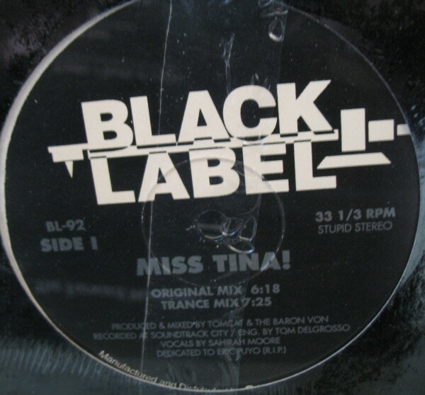 【中古】米12” Miss Tina! Miss Tina! BL92 Black Label /00250