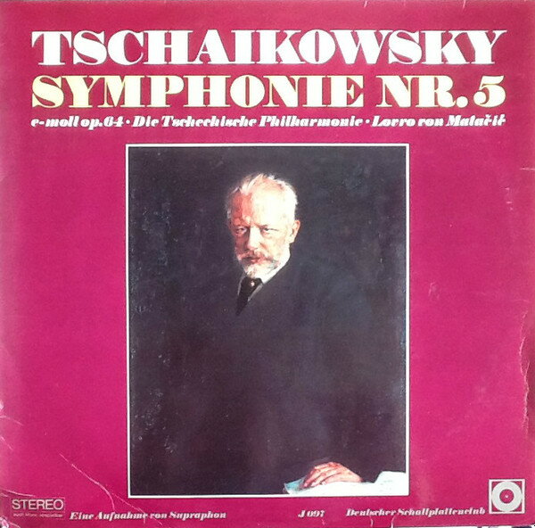 【中古】独LP Lovro Von Matacic, Tschechisch Tschaikowsky, Sinfonie Nr.5 E-moll Op.64 J097 Deutscher Schallplat /00260