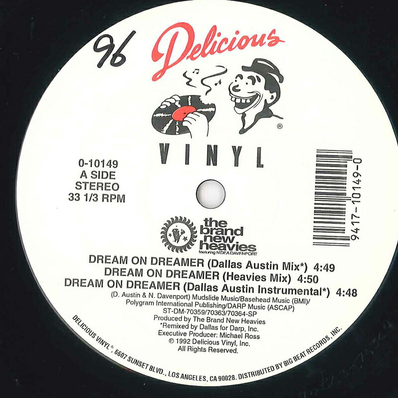 ・アーティスト Brand New Heavies ・タイトル Dream On Dreamer ・レーベル・型番 DELICIOUS VINYL 010149 ・フォーマット 12インチレコード ・コンディション(盤) 可 (VG) ・コンディション(ジャケット) 良い (VG+) ・コンディション(帯) オビなし ・特記事項 【シュリンク残し】【ハイプステッカー】【盤に目立ったキズ】 サンプル画像です。実際の商品の画像ではありません 商品写真はバーコード/カタログ番号に対応したサンプル画像ですので、お送りする商品の画像ではありません。帯やライナーなどの付属品は、特記事項に記載されている場合のみ含まれます。プロモやカラーレコードなどの仕様についても、該当する場合のみ特記事項に記載しています。 【ご購入前に必ずご確認ください】 ・本店サイト(www.recordcity.jp)とは価格、送料が違います ・本店サイト、その他支店のオーダーとは同梱発送できません ・注文確定後に別の注文を頂いた場合、注文同士の同梱は致しかねます。 ・別倉庫から発送しているため、店頭受け渡しは対応しておりません ・一部商品は他の通販サイトでも販売しているため、ご注文のタイミングによっては商品のご用意ができない場合がございます。 ・土日祝日はお休みです 金曜・祝前日9時以降のご連絡またはご入金は、返答または発送が週明け・祝日明けに順次対応となります。 ・ご購入後のキャンセル不可 ご購入後のキャンセルはいかなる理由においてもお受けできません。ご了承の上、ご購入くださいませ。 ・日本郵便(ゆうパック/ゆうメール)によるお届けになります。 ・中古品であることをご理解ください 当ストアでは中古商品を主に販売しております。中古品であることをご理解の上ご購入ください。また、一部商品はRecordCityオンラインストアで試聴可能です。 ・返品について お客様のご都合による返品は一切承っておりません。 表記の内容と実際の商品に相違がある場合、また針飛び等で返品・返金をご希望される場合は、商品の到着後1週間以内にご連絡ください。商品の返送をこちらで確認後、キャンセル・返金を行います。 コンディションVG以下の商品は返品できません。プレイに影響のない表面のこすれ傷、プレス起因のノイズ盤は返品の対象外です。 【コンディション表記】 ・ほぼ新品(M-)(Like New) 完全な新品。未使用。当店ではほぼ使用しません ・非常に良い(EX)(Excellent) 中古盤として美品な状態。わずかな経年を感じるものの傷みを感じさせない、当店基準で最高の状態 ・良い(VG+)(Very Good Plus) 丁寧に扱われた中古品で、軽い使用感がみられる。 ・可(VG)(Acceptable) 使い込まれた中古品で、「良い」よりもさらに使用感がみられる。 ・悪い(VG-)(Bad) 状態が悪いアイテム。使用の保障はなく、再生不可、針飛び、目立つノイズがあるかもしれない。状態によるクレーム不可。返品不可。 ・非常に悪い(G)(Very Bad) 「悪い」よりさらに状態が悪いアイテム。使用の保障はなく、再生不可、針飛び、目立つノイズがあるかもしれない。状態によるクレーム不可。返品不可。 ・ジャンク(Fair)(Junk/Fair) 割れている、反っている、水ダメージがある、カビ、ジャケットが分離している、ひどい書き込み、ひどい擦れなど最低の状態。使用の保障はなく、再生不可、針飛び、目立つノイズがあるかもしれない。状態によるクレーム不可。返品不可。 ・ジャンク(Poor)(Junk/Poor) 割れている、反っている、水ダメージがある、カビ、ジャケットが分離している、ひどい書き込み、ひどい擦れなど最低の状態。使用の保障はなく、再生不可、針飛び、目立つノイズがあるかもしれない。状態によるクレーム不可。返品不可。