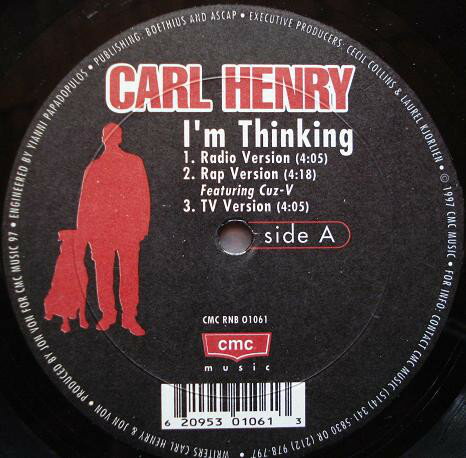・アーティスト Carl Henry ・タイトル I'm Thinking ・レーベル・型番 CMC Music CMCRNB01061 ・フォーマット 12インチレコード ・コンディション(盤) 良い (VG+) ・コンディション(ジャケ...