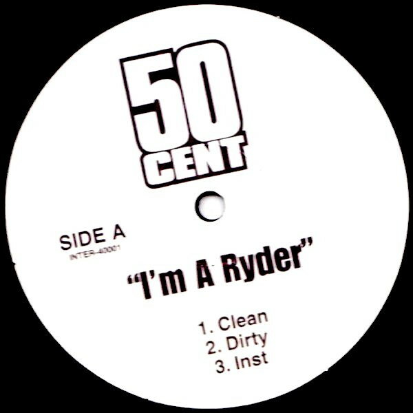 【中古】米12” 50 Cent Im A Ryder / I Run NY INTER40001 Interscope Records /00250