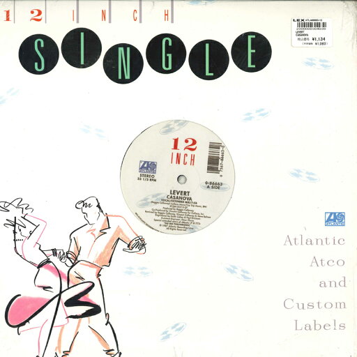 【中古】米12” Levert Casanova / Throwdown 086663 ATLANTIC /00250 【中古】米12” Levert Casanova / Throwdown 086663 ATLANTIC /00250