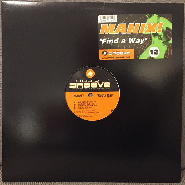 【中古】米12” Manix! Find A Way LG0012 Liquid Groove /00250