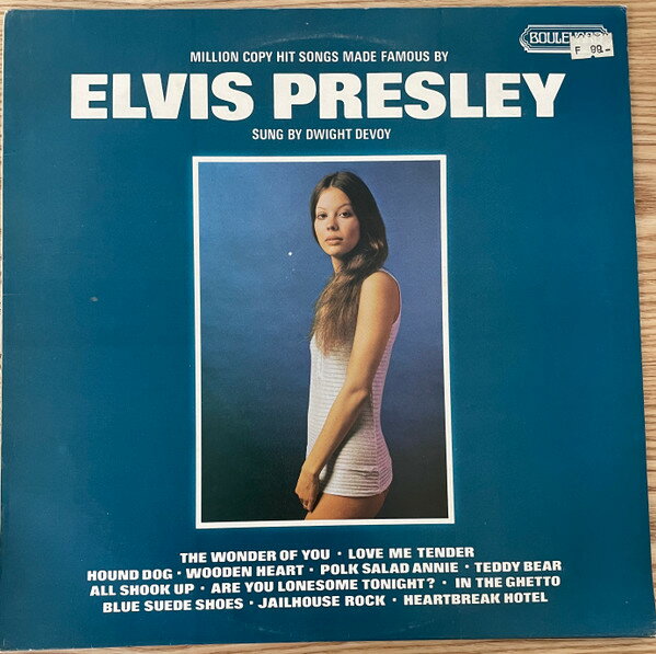 【中古】英LP Dwight Devoy Million-Copy Hit Songs Made Famous By Elvis Presley 4127 Boulevard /00260