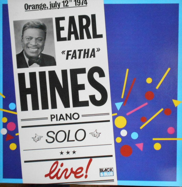 【中古】仏LP Earl ”Fatha” Hines Live In Orange 33305 Black And Blue /00260