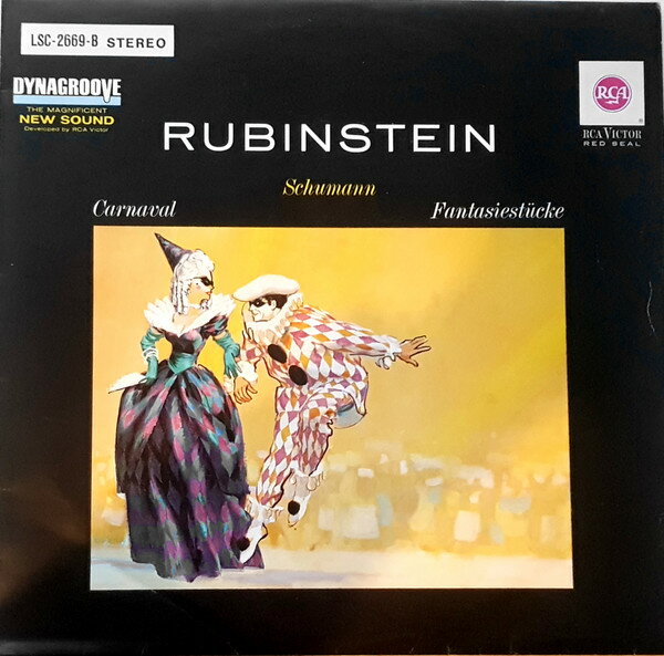 【中古】独LP Rubinstein - Schumann Carnaval / Fantasiestucke LSC2669B RCA VICTOR RED SEAL /00260