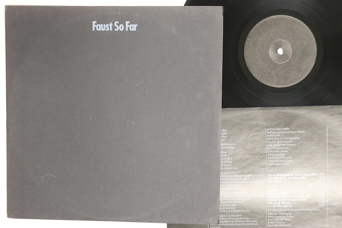 LP Faust So Far RRTWO RECOMMENDED /00260