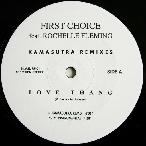 【中古】伊12” First Choice, Rochelle Fleming Love Thang RP01 Replay Record /00250 【中古】伊12” First Choice, Rochelle Fleming Love Thang RP01 Replay Record /00250