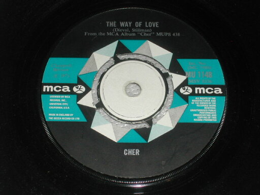 【中古】英7” Cher The Way Of Love MU1148 MCA Records /00080 【中古】英7” Cher The Way Of Love MU1148 MCA Records /00080