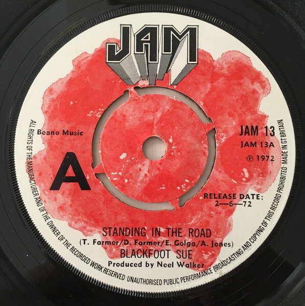【中古】英7” Blackfoot Sue Standing In The Road JAM13PROMO Jam プロモ /00080