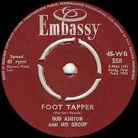【中古】英7” Bud Ashton &amp; His Group Foot Tapper / Robot 45WB558 Embassy /00080