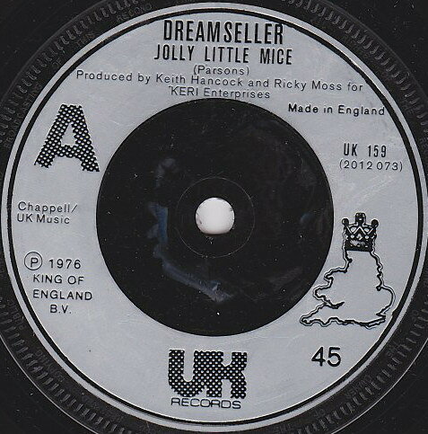 【中古】英7” Dreamseller Jolly Little Mice UK159 UK Records /00080