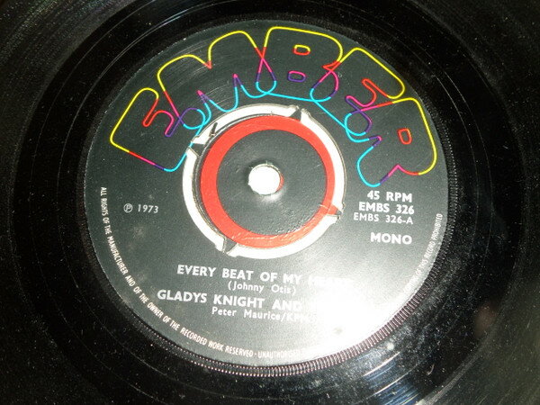 š۱7 Gladys Knight & The Pips Every Beat Of My Heart EMBS326 Ember ...