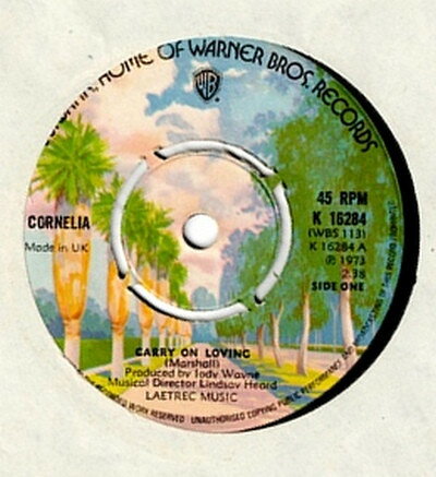 【中古】英7” Cornelia Carry On Loving K16284 Warner Bros. Records /00080