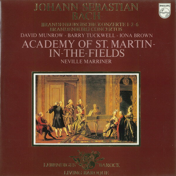 【中古】蘭LP Johann Sebastian Bach, The Aca Brandenburgische Konzerte 1-2-6 9502014 Philips /00260