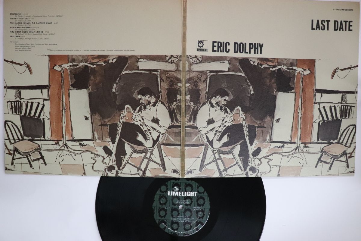 【中古】米LP Eric Dolphy Last Date LS86013 LIMELIGHT /00400