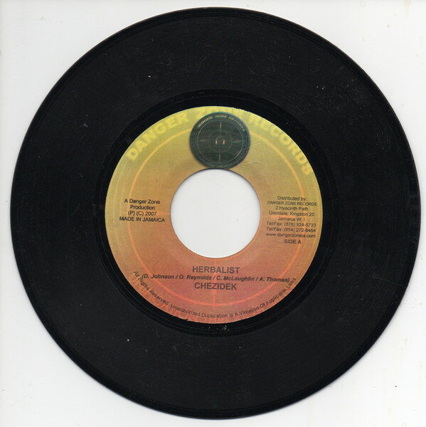 【中古】7”インチレコード Chezidek / Strat Don Herbalist / Music NONE Danger Zone Records /00080