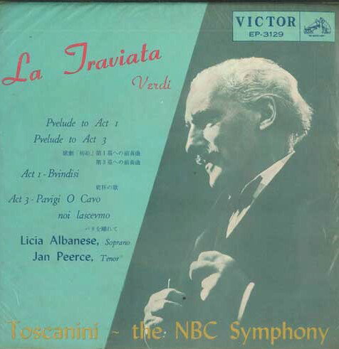 【中古】7” Nbc Symphony Orchestra Traviata EP3129 VICTOR /00080