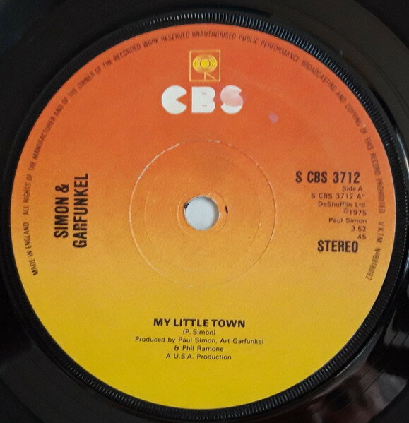 š۱7 Simon & Garfunkel Plus Art Gar My Little Town / Rag Doll / You...