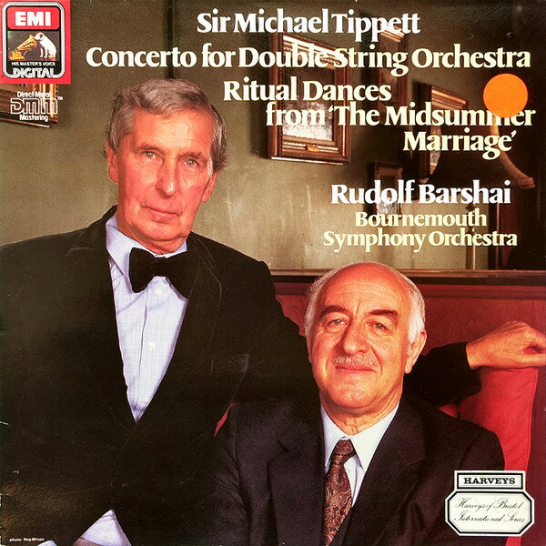 【中古】欧LP Sir Michael Tippett, Bournemou Concerto For Double String Orchestra /Ritual Dances EL2702731 His Masters Voice Di /00260