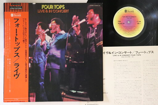 【中古】LP Four Tops Live & In Concert YQ8007AB ABC /00260 【中古】LP Four Tops Live & In Concert YQ8007AB ABC /00260