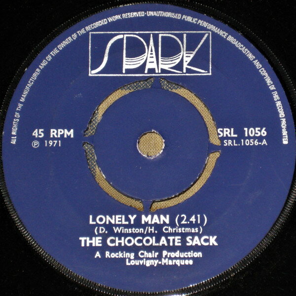 【中古】英7” Chocolate Sack Lonely Man / Happy Weekend SRL1056 Spark /00080