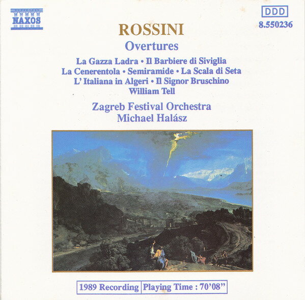 【中古】CD Zagreb Festival Orchestra, Mic Rossini - Overtures 8550236 NAXOS /00110
